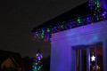 Christmas Curtain Lights In-/Outdoor 200 LED 9.6m, icicles, multicolour