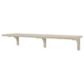 BERGSHULT / RAMSHULT Wall shelf, grey-beige, 120x30 cm