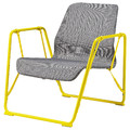 BRÄNNBOLL Gaming easy chair, grey/bright yellow