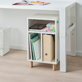 SMUSSLA Bedside table/shelf unit, white