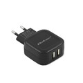 Qoltec Wall Charger EU Plug 17W | 5V | 3.4A | 2xUSB