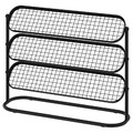 ÄLGANÄS Shoe rack, black, 76x24x59 cm