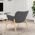 VEDBO Armchair, Gunnared dark grey