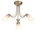 Ceiling Light Colours Trivia 3 x 40W E14, antique brass