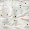 BRUMMIG Fitted sheet, acorn pattern/multicolour, 90x200 cm