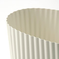 ÄPPELROS Plant pot, in/outdoor/off-white oval, 9 cm