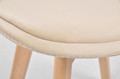 Upholstered Dining Chair Bolonia Lux, beige