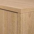 TONSTAD Cabinet with doors, oak veneer, 82x47x90 cm