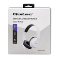 Qoltec Wireless Headset Headphones with Microphone BT 5.0 JL, white