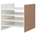 KALLAX Insert with 4 shelves, white,  33x36x33 cm