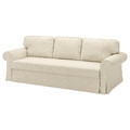 VRETSTORP 3-seat sofa-bed, Kilanda light beige