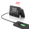 Hama Alarm Clock with Projector and Charge, black