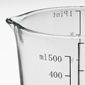 GULLPIGG Measuring jug, tempered glass, 58 cl