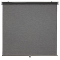 SKOGSKLÖVER Roller blind, grey, 120x195 cm