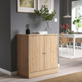 TONSTAD Cabinet with doors, oak veneer, 82x47x90 cm