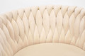 Glamour Braided Chair ROSA, beige