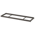 KOMPLEMENT Clothes rail, dark grey, 100x35 cm