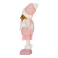 Decorative Figure Boy Christmas 38cm, pink