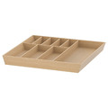 UPPDATERA Cutlery tray, light bamboo, 52x50 cm