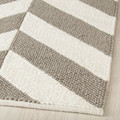 LOKSTALL Rug, flatwoven, grey/beige, 170x240 cm