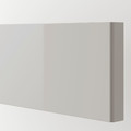 RINGHULT Drawer front, high-gloss light grey, 60x10 cm, 2 pack