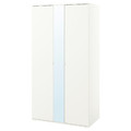 VIHALS Wardrobe with 2 doors, white, 105x57x200 cm