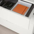 GALANT Storage combination with drawers, white, 80x160 cm