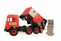 Wader Middle Truck Garbage Truck Red 38cm 3+