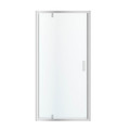 GoodHome Pivot Shower Door Beloya 100 cm, chrome/transparent