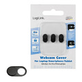 LogiLink Webcam Cover for Laptops, Smartphones, Tablets