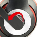 Gembird Stereo Headset MHS-03-BKRD, black/red