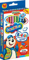 Bambino Coloured Pencils 10 Colours + Metal Sharpener