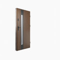 External Door O.K. Doors Temida Black P55 90, right, dark walnut