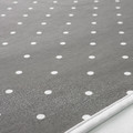 LEN Babycare mat, dotted, grey, 90x70 cm