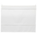 RINGBLOMMA Roman blind, white, 60x160 cm