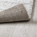 STANGERUM Rug, high pile, grey, 170x240 cm