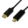 LogiLink DisplayPort Cable DP1.2 to HDMI 1.4, 3m