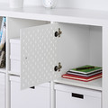 KALLAX Insert with pegboard, white, 33x33 cm