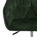 Desk Chair Brooke, velvet, green