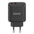 Savio Wall Charger 30W Quick Charge, Power Delivery 3.0, LA-06/B EU Plug