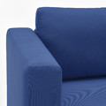 SKÖNABÄCK 2-seat sofa-bed, Knisa bright blue