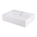 Ceramic Countertop Basin GoodHome Albena 54x40cm, white