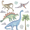 Wall Sticker Set - Dinosaurs II