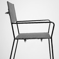 HÖGALT Chair, black/Älvsborg dark grey