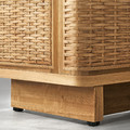 FRYKSÅS Cabinet, rattan, 81x124 cm