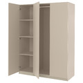 PAX / FORSAND Wardrobe combination, grey-beige/grey-beige, 150x60x201 cm