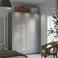 PAX / GULLABERG Wardrobe combination, dark grey/dark grey, 150x60x201 cm