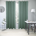 GoodHome Curtain Viley 140x260 cm, light green