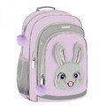 School Backpack Bunny Lila