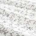 KOPPARRANKA Quilt cover and pillowcase, white, dark grey, 150x200/50x60 cm